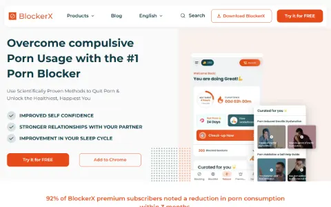 Screenshot of BlockerX