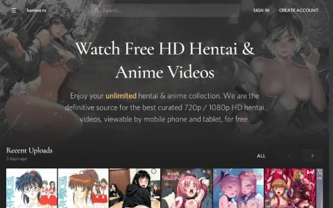 Screenshot of Hanime