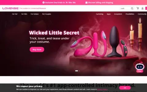 Screenshot of Lovense