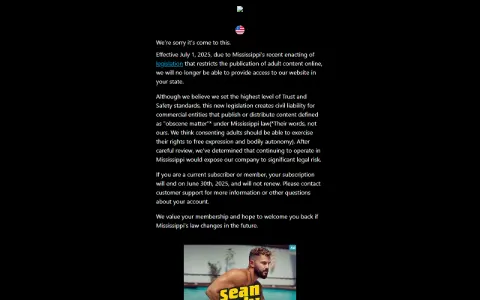 Screenshot of Men.com