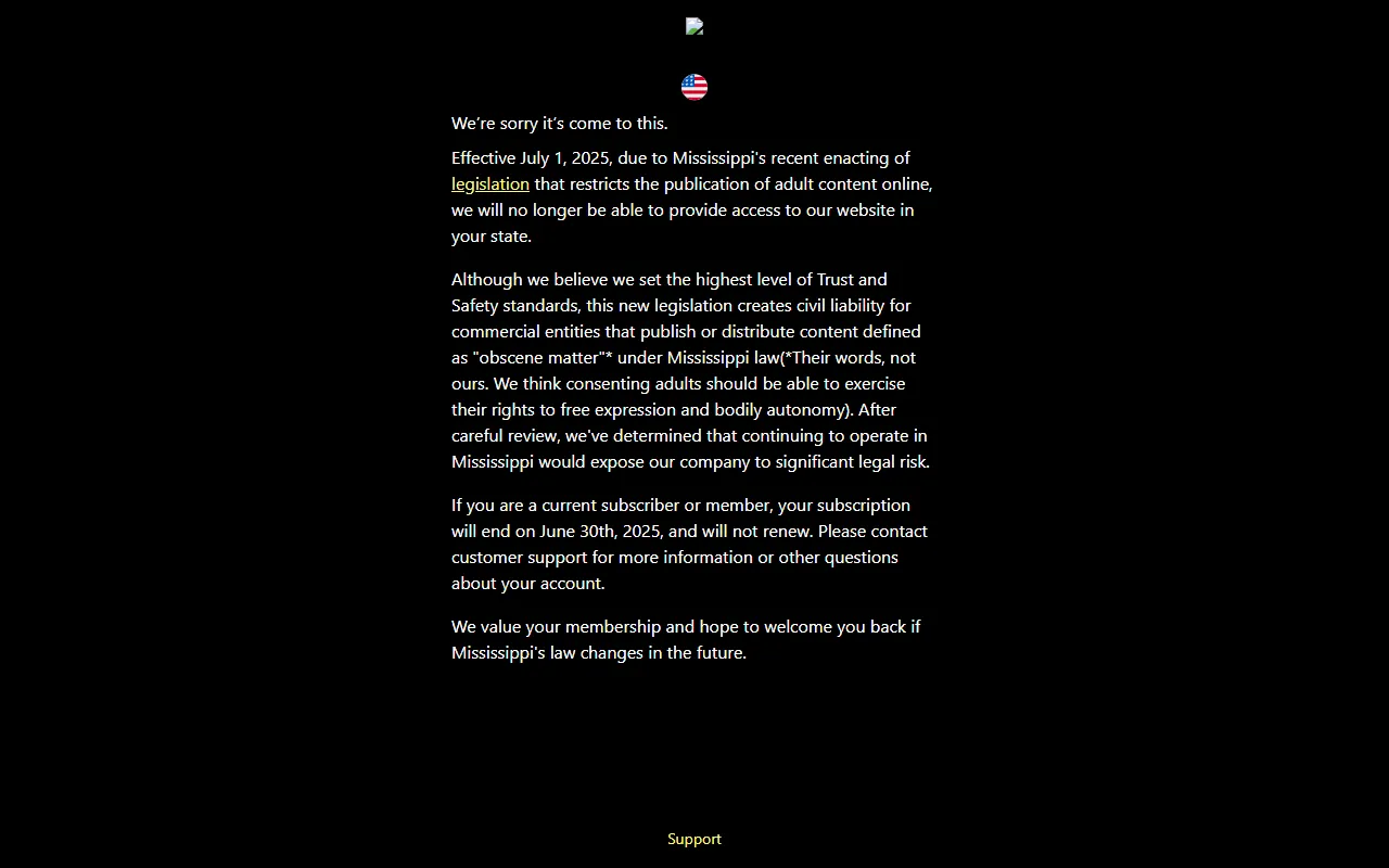 Screenshot of the Mofos homepage (mofos.com)