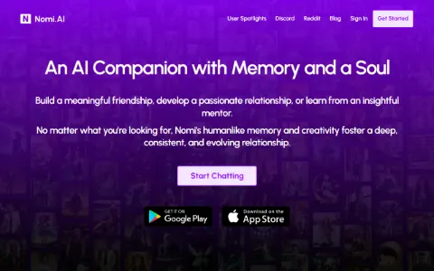 Screenshot of Nomi