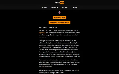 Screenshot of Pornhub Trans