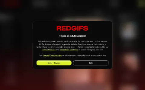 Screenshot of RedGIFs