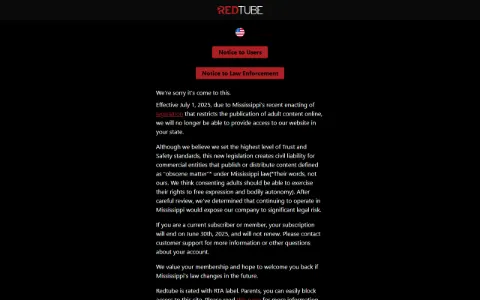 Screenshot of RedTube