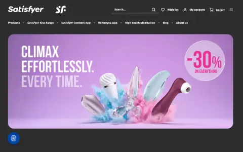 Screenshot of Satisfyer