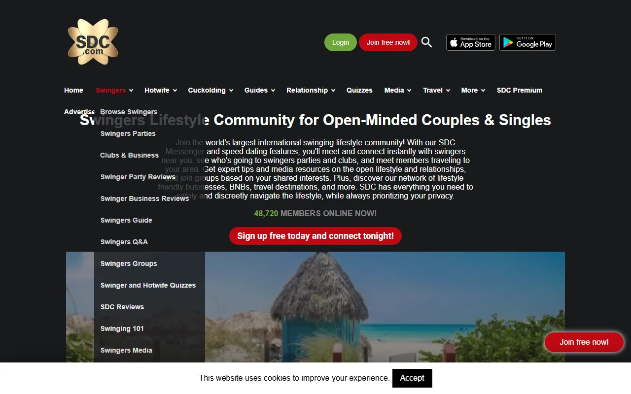 Screenshot of the SDC homepage (sdc.com)