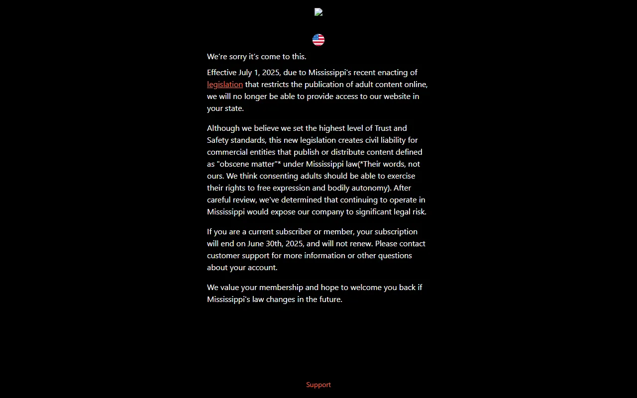 Screenshot of the Sean Cody homepage (seancody.com)